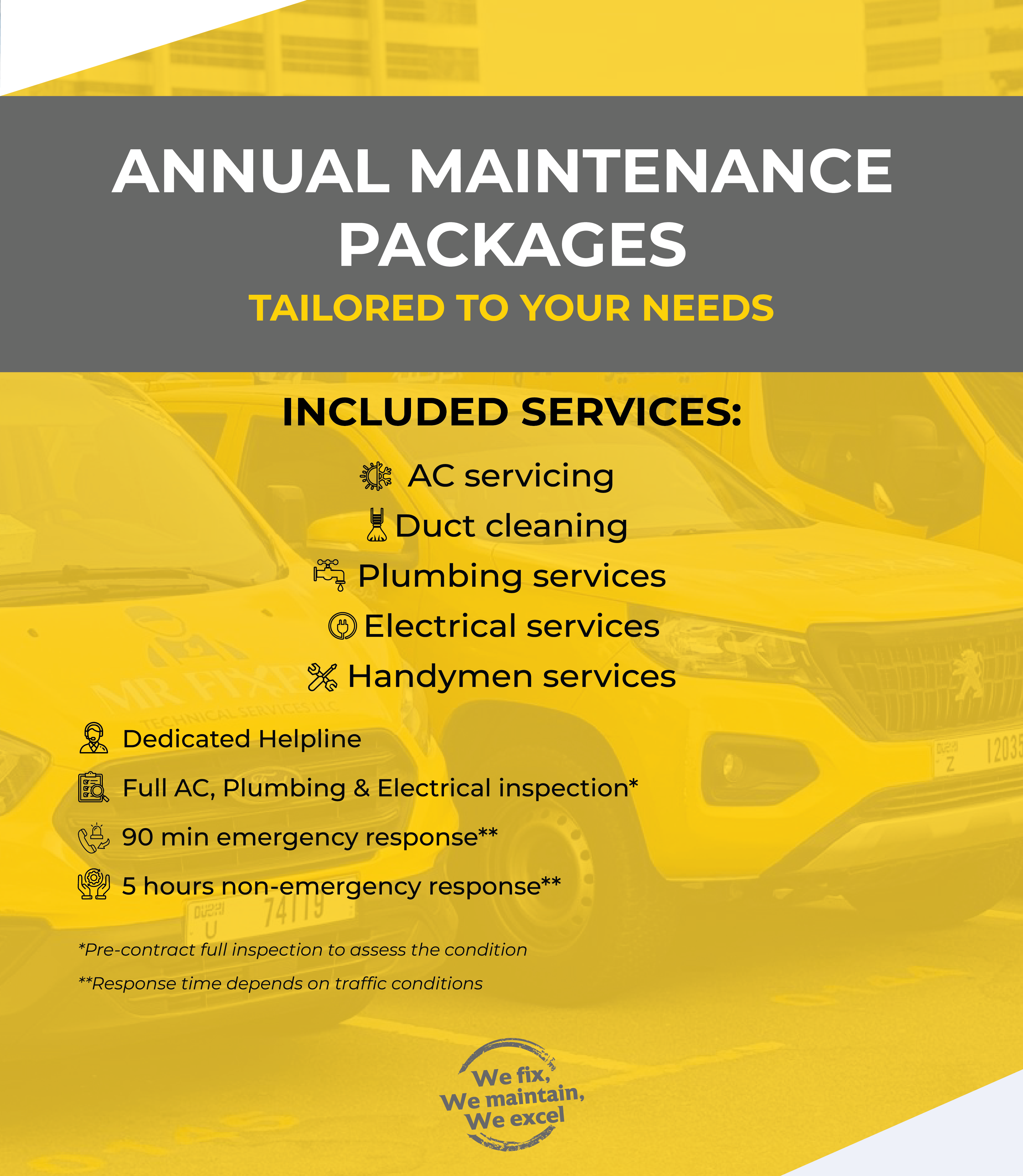 Annual Maintenance Packages